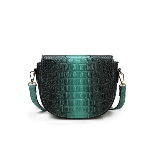 MKF Collection Amalia Croc-Embossed Crossbody Luxurious and Chic Women's Bag by Mia K - 1 of 4