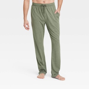 Men's Knit Pajama Pants - Goodfellow & Co™ Green - 1 of 3