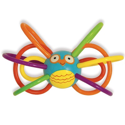 Manhattan Toy Zoo Winkel Owl Rattle and Sensory Teether