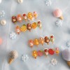 Summer Crystal - Fruit Animal Popsicle Hair Clips - 4 Pack - 3 of 4