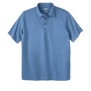 KingSize Men's Big & Tall Lightweight Stretch Mesh Pique Polo - 1 of 4