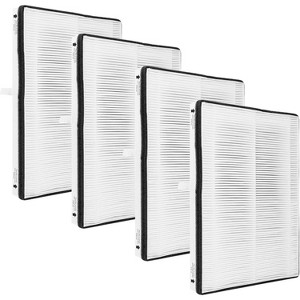 Nispira Replacement HEPA Filter for Air Purifier for Vornado Air Purifier Models AC300 AC350 AC500 PCO200 PCO500 Compared to Part MD1-0022, 4 Packs - 1 of 4