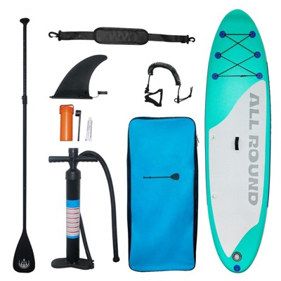 Nasitip 10’6" Inflatable Stand Up Paddle Board with SUP Accessories, Anti-Slip Deck, Lightweight & Stable for Adults & Youth