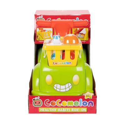 Cocomelon Healthy Habits Kids&#39; Ride-On with Sound,Songs, Lights and Bonus Toys_3