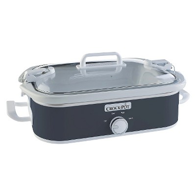 Crock-Pot 3.5 Qt. Casserole Crock Slow Cooker - Gray SCCPCCM650-CH