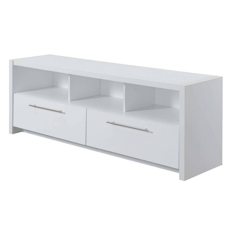 Newport Marbella TV Stand for TVs up to 60" with Cabinets and Shelves - Breighton Home, 1 of 8