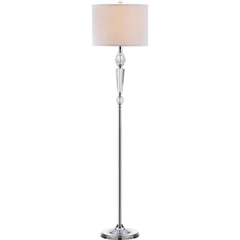 Savannah 60 Inch H Floor Lamp - Clear/Chrome - Safavieh, 2 of 6