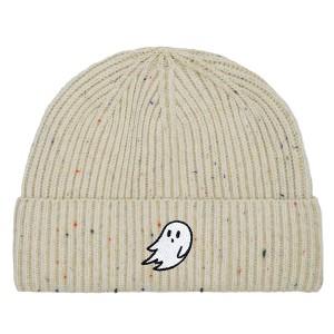Dalix Mens Ghost Fisherman Beanie Hat Winter Knit Cuffed Watch Cap - 1 of 4