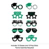 Big Dot of Happiness 2025 Green Graduation Glasses - Paper Card Stock Party Photo Booth Props Kit - 10 Count - 3 of 4