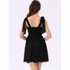 INSPIRE CHIC Women's Sleeveless Smocked Square Neck Tank Casual Dress - 3 of 4