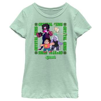 Girl's Steven Universe Crystal Gems Frame T-Shirt