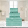 Modern Eco-Friendly Cotton Absorbent 12-Piece Assorted Towel Set by Blue Nile Mills - 2 of 4
