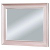 Royal Hampton 64 Inch Contemporary Style Wooden Frame Mirror, Rose Pink - 3 of 4