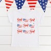 The Juniper Shop Patriotic America Stacked Coquette Youth Short Sleeve Tee - 2 of 4