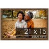 PosterPalooza | Textured Gold Picture Frame - UV Acrylic, Backing Board, Hanging Hardware Included - 2 of 4