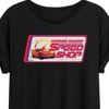 Women's - Disney - Lightning McQueen Speed Shop Oversized Graphic T-Shirt - 2 of 4