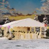 EROMMY Heavy Duty Party Tent Gazebo For Events, Weddings, Bbqs - Removable Sidewall Windows & Storage Bags Included, White - 2 of 4