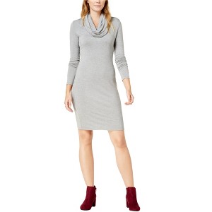 maison Jules Womens Cowl-Neck Fit & Flare Dress - 1 of 1