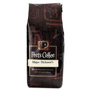 Peet's Coffee & Tea Bulk Coffee, Major Dickason's Blend, Ground, 1 lb Bag - 1 of 3