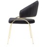 CAVINAS Velvet Accent Chair with High Backrest and Metal Legs,Modern Upholstered Living Room Chairs,Reading Chairs for Living Room - 4 of 4