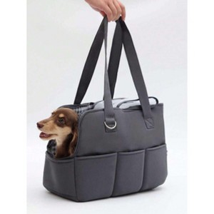 BABYYER Pet Carrier Bag,Cat Carrier Airline Approved,Style Kitten/Puppy Transport Carrier Handbag,with Breathable Mesh & Shoulder Strap - 1 of 4