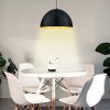 24" 1-Light Gaetano LED Pendant Black and Gold - EGLO: Contemporary Ceiling Fixture, Adjustable, ETL Listed - 4 of 4