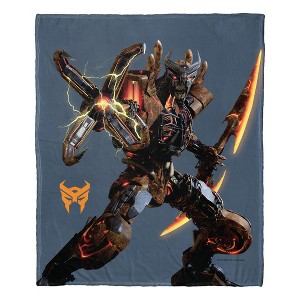 Hasbro Transformers: Rise Of The Beasts Scourge Silk Touch Throw Blanket 50x60 Inches - 1 of 4