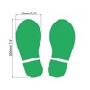 Unique Bargains Home Classroom Floor Stairs Decal PVC Footprint Sticker 4 Pairs - 2 of 4