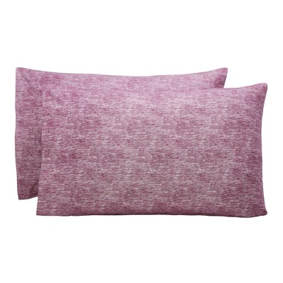 Melange Flannel Cotton Two-Toned Pillowcases, Set of 2 by Blue Nile Mills
