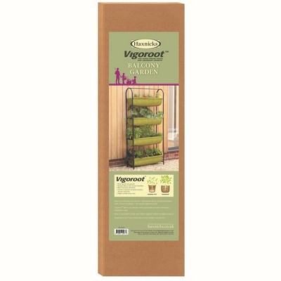 Vigoroot 4-Tier Green Fabric Balcony Garden Planter