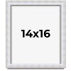 PosterPalooza | Modern Shadow Box 1.5" Depth White Picture Frame - UV Acrylic, Backing, Hanging Hardware - 2 of 4
