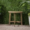 Maggift Patio End Tables, Stylish End Tables for Indoor and Outdoor Use, for Gardens, Backyard, Special Design, Brown, 30.75"*18"*30" - 3 of 4