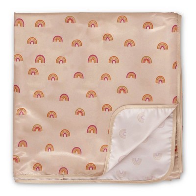 Tiny Twinkle Mess-Proof Splat Mats for Under High Chairs or Table Cover for Art Projects for Baby and Toddler (51" x 51")