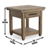 DSANE - End Table - Brown - 3 of 4