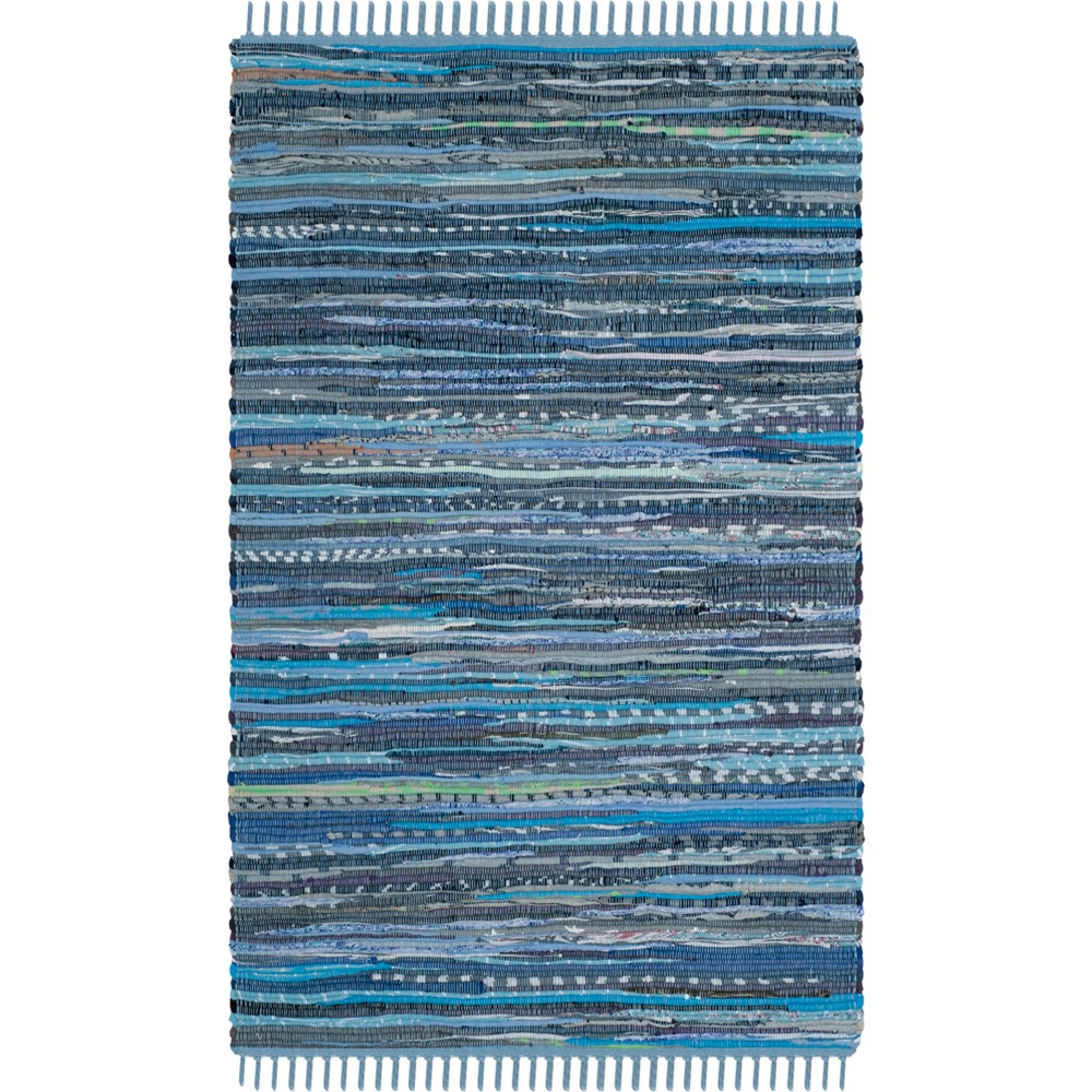 2'x3' Raquel Woven And Flatweave Rug Blue/Multi - Safavieh