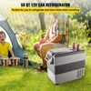 VEVOR 12 Volt Refrigerator, 58 Qt Car Refrigerator, Dual Zone Portable Freezer, Cooler Compressor Freezer with 12/24V DC and 110-240V AC, Black&Grey - 3 of 4