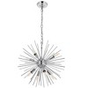 Elegant Lighting Timber 8 light Chrome Pendant - 3 of 4