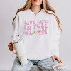 Simply Sage Market S.W.Smiley Live Life in Full Bloom Smiley Lightweight Garment Dyed Sweatshirt - 2 of 4