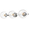 Elegant Lighting Rogelio 3 light Chrome and Clear Bath Sconce - 2 of 4