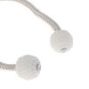 Unique Bargains Magnetic Buckle Large Faux Pearl Curtain Strap Polyester Rare Earth Magnet 2 Pcs - 3 of 4