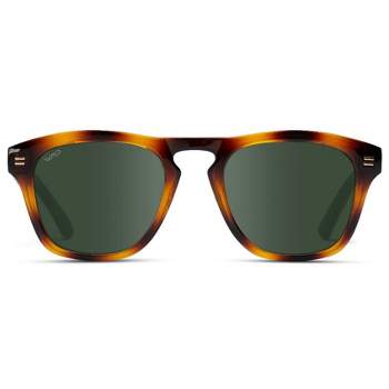 WMP Eyewear Polarized Modern Rounded Square Men's Sunglasses