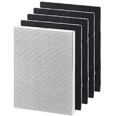 Nispira 9287101 True HEPA Activated Carbon Pre Filter Filter Replacement Compatible with Fellowes AeraMax 200 Purifier Model 190 200 DB55 DX55, 1 Set