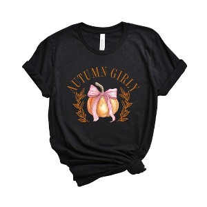 Simply Sage Market Women's Coquette Autumn Girly Short Sleeve Graphic Tee - 1 of 4