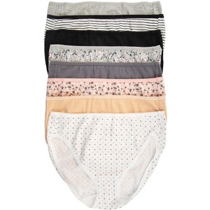 Felina | Cotton Modal Stretch Hi Cut Panty | 8-Pack | Full Coverage | C1818 - 1 of 3