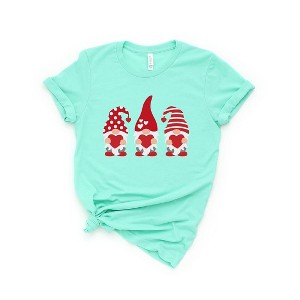 Simply Sage Market Women's Valentine's Gnomes Short Sleeve Graphic Tee - 1 of 4