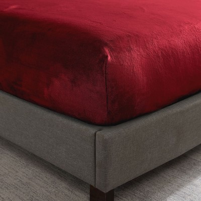 Swift Home | Flannel Plush 1-Piece Fitted Sheet