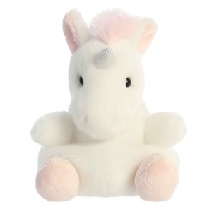 Aurora Mini Sassy Unicorn Palm Pals Adorable Stuffed Animal White 5" - 1 of 4