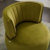 360 Degree Swivel Cuddle Barrel Accent Sofa Chairs with Wide Upholstered - 4 of 4