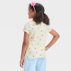 Girls' Short Sleeve Knit T-Shirt - Cat & Jack™ - 2 of 3