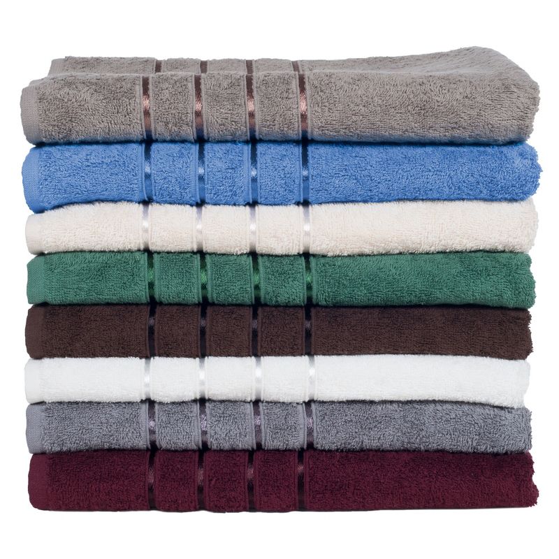 8pc Plush Cotton Bath Towel Set - Yorkshire Home, 3 of 8